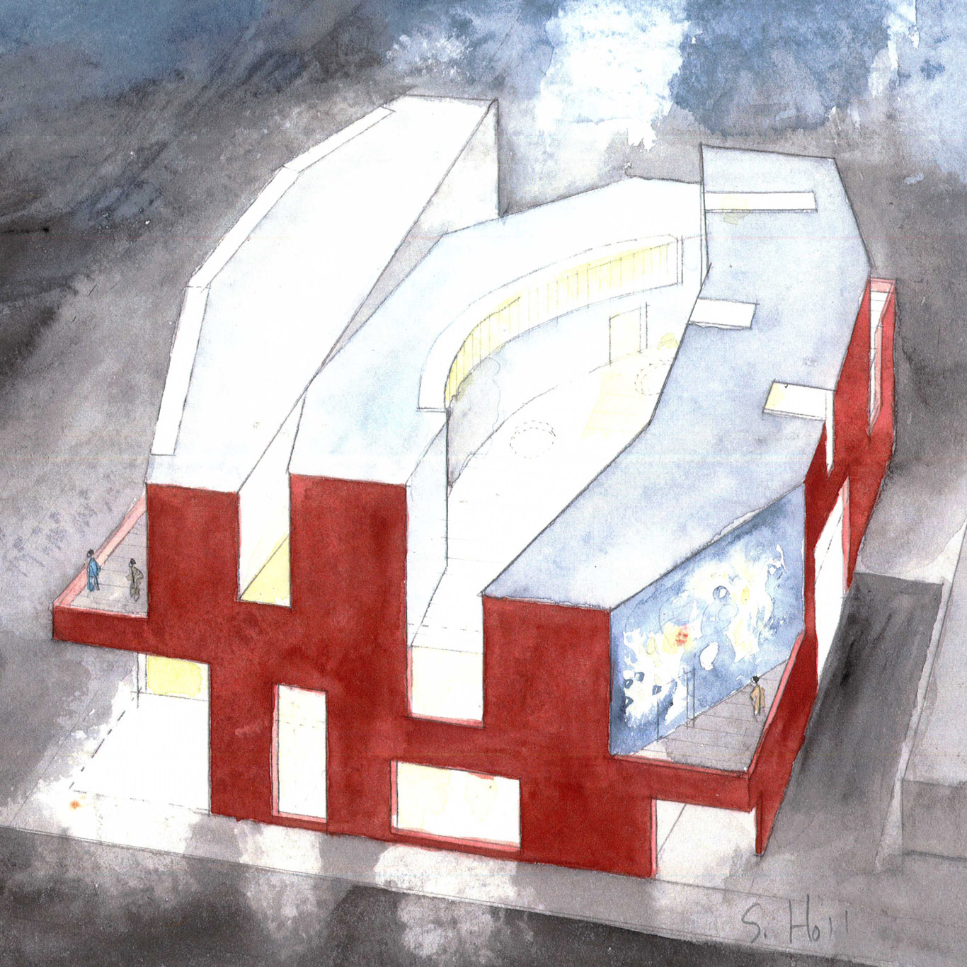 Steven Holl Watercolor